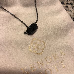 Kendra Scott Ever Gunmetal Pendant Necklace